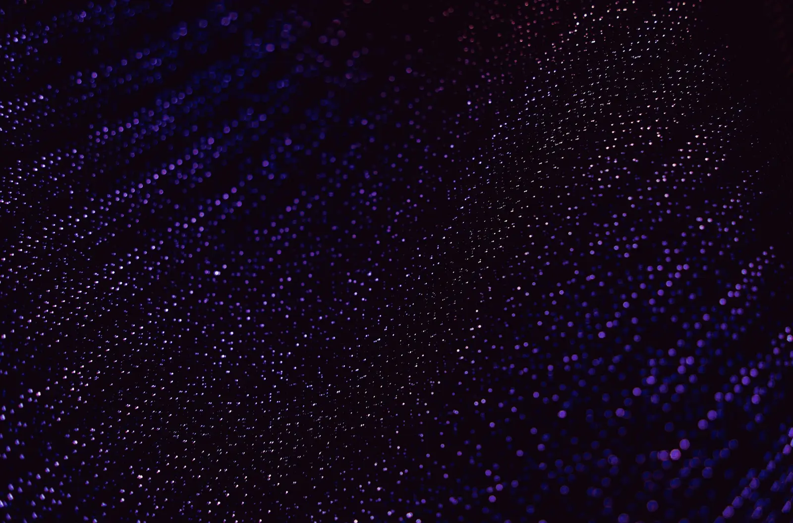 Puntos de luz conectados formando una red